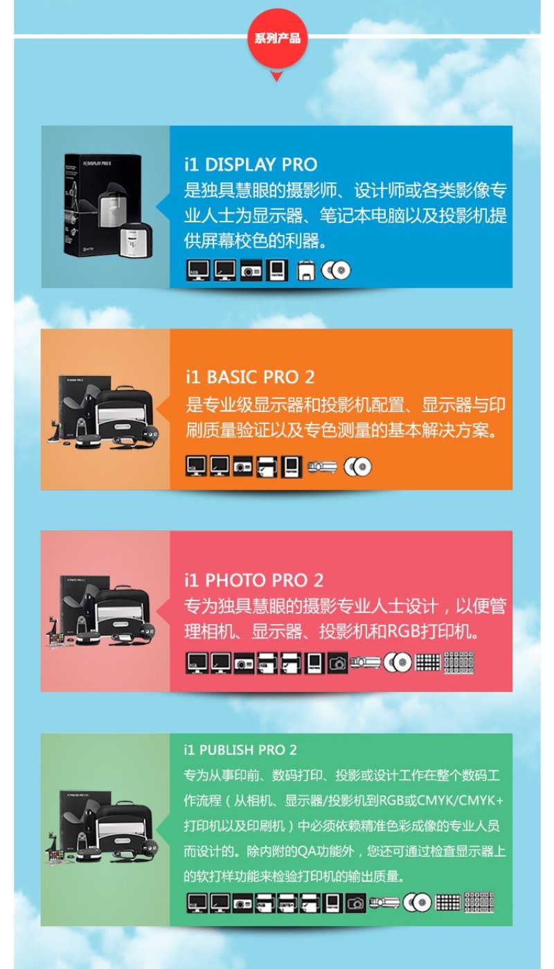 i1 Display Pro 专业广色域显示器投影仪笔记本色彩管理 色彩还原 校色仪