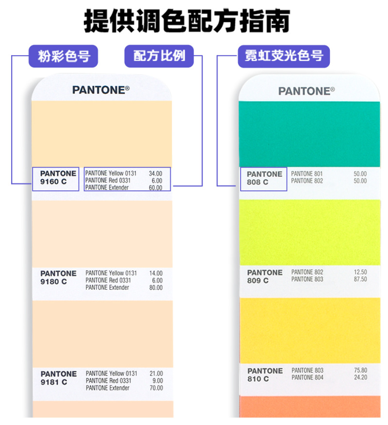 PANTONE潘通粉彩色卡GG1504C